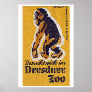Yellow Monkey - Matchbox Print - Aesthetic Wall