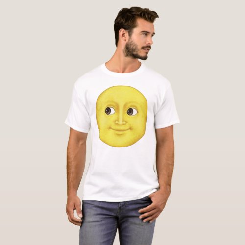Yellow Moon _ Emoji T_Shirt
