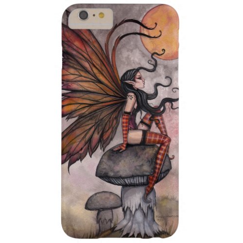 Yellow Moon Gothic Fairy and Faerie Fantasy Art Barely There iPhone 6 Plus Case