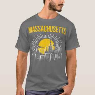 Yellow Moon Massachusetts T-Shirt
