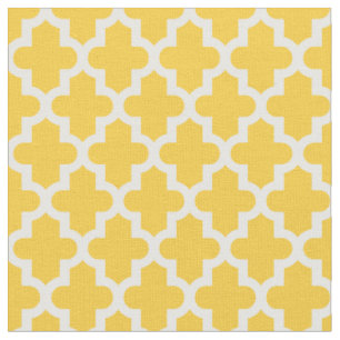 Yellow Moroccan Print Fabric