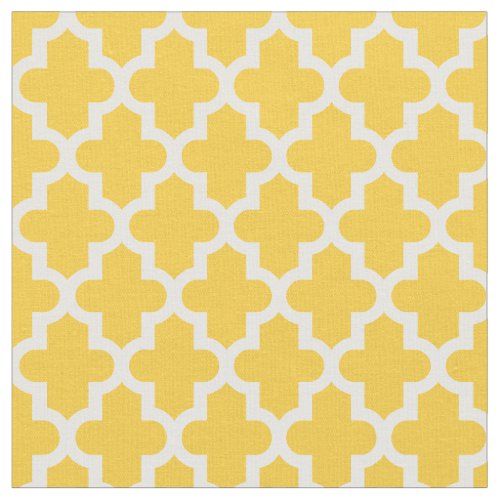 Yellow Moroccan Print Fabric