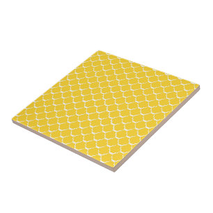 Yellow Moroccan Style Ceramic Tile