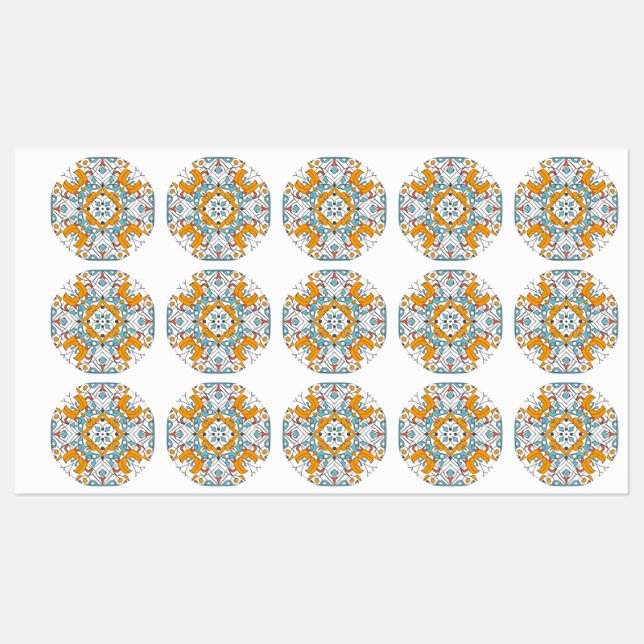 yellow mosaic labels (Sheet)