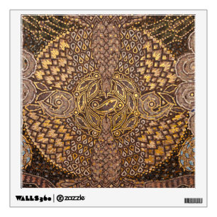 Yellow Mosiac Detail, Germany Wall Decal