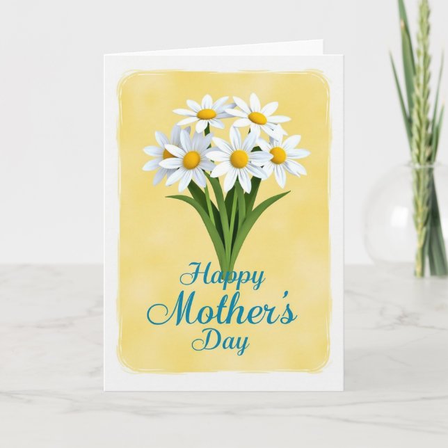 Yellow Mothers Day Card (Front)