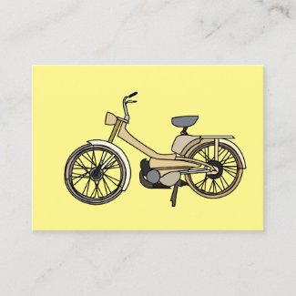 Yellow Motor Bike Illustration