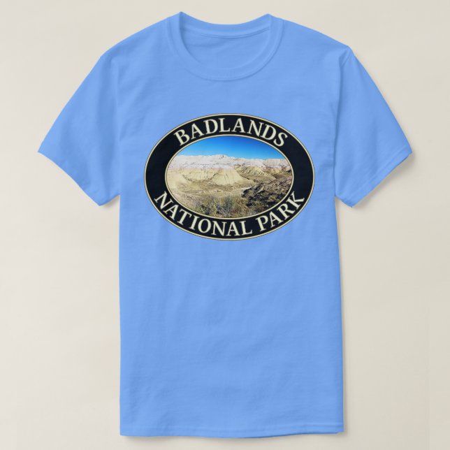 Yellow Mounds at Badlands National Park in South D T-Shirt (Design Front)