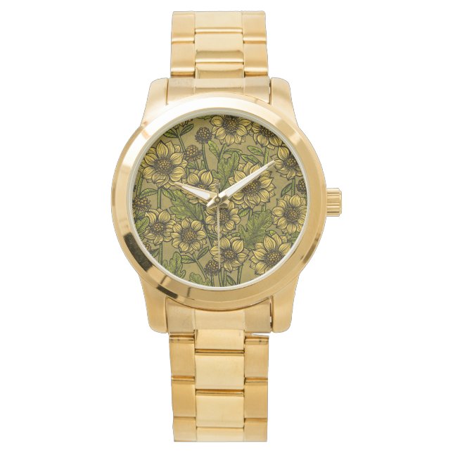 Yellow Mums Watch (Front)