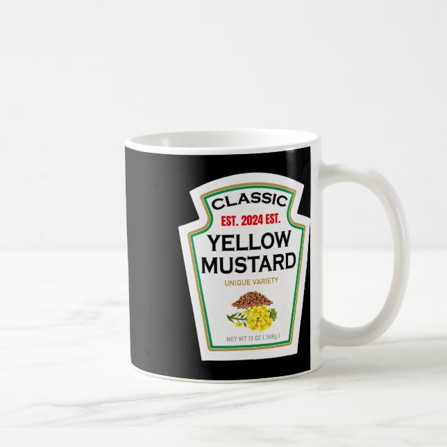 Yellow Mustard Diy Halloween Costume Couples And G Coffee Mug (Right)