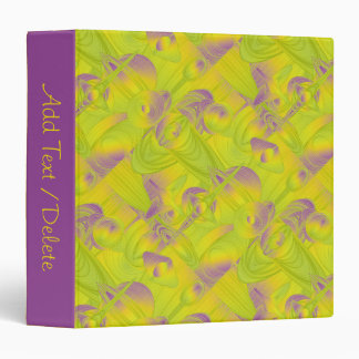 Yellow n Purple Art Deco Personal Binder
