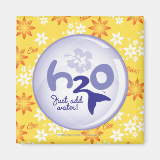 Yellow Name Pattern Magnet
