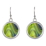 Yellow-Naped Amazon Parrot Feathers by STaylor Earrings