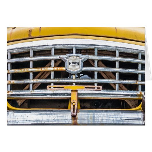 Yellow Nash Rambler Greeting Card (Front Horizontal)