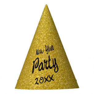 Yellow New Year Party Hat