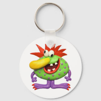 Yellow Nose Monster Keychain
