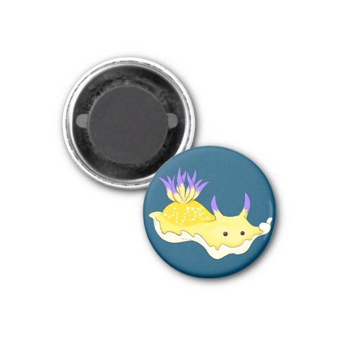 Yellow Nudibranch Sea Slug Dude Magnet
