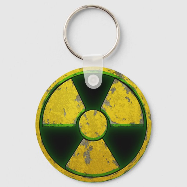 Yellow Nuke Keychain (Front)