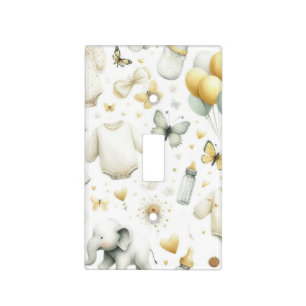 Yellow Nursery Light Switch Cover