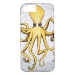 Yellow Octopus Iphone 8/7 Case at Zazzle