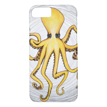 Yellow Octopus Iphone 8/7 Case