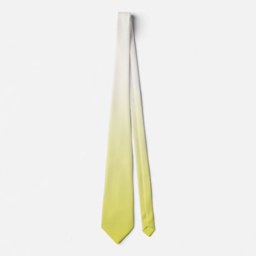 Yellow Ombre Color Neck Tie