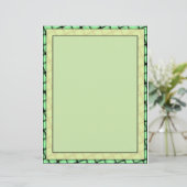 Yellow on Green Weave Blank (Standing Front)