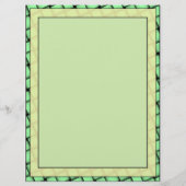 Yellow on Green Weave Blank (Back)