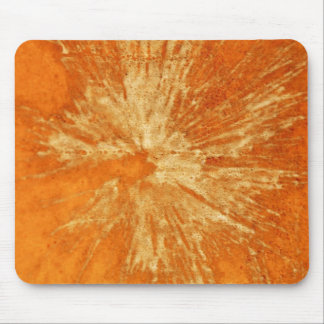 Yellow on Orange Paintball Mouse Pad