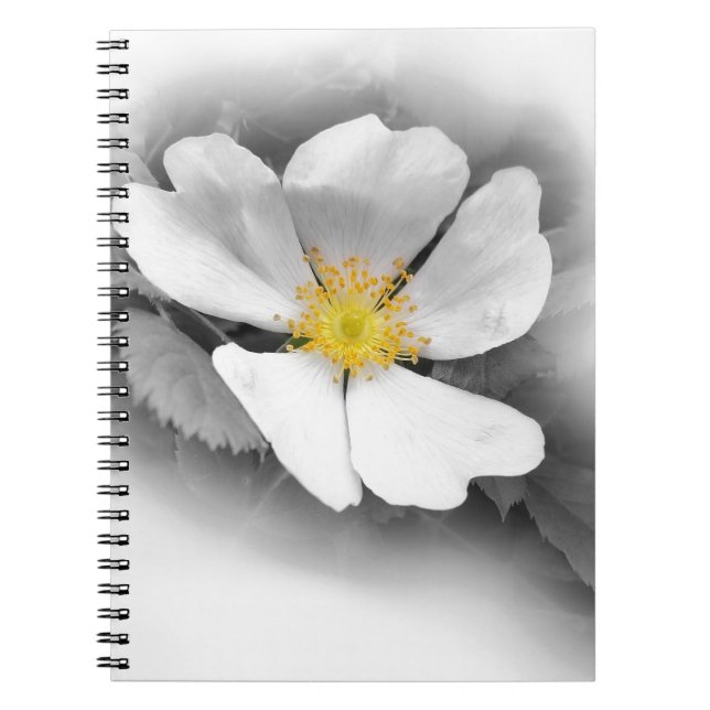 yellow on shades of gray notebook (Front)