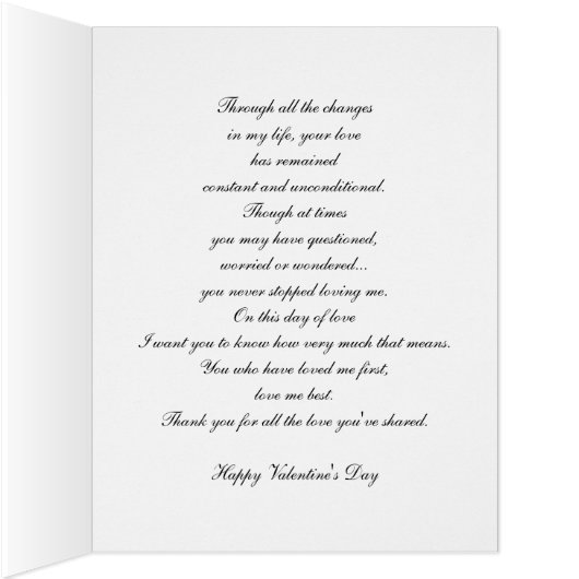 Yellow on White Daffodil Valentine's (Inside (Right))