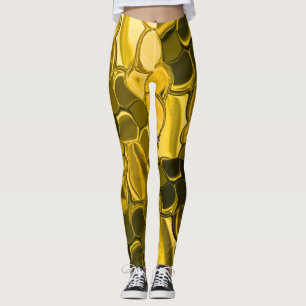 Yellow or gold color pieces look like gold metal leggings