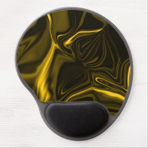 Yellow or gold curves in brown image. mouse pad