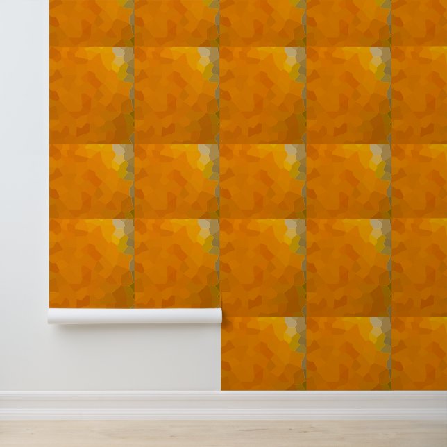 Yellow Orange Abstract Pattern Colorful Boho Chic  Wallpaper (Application)