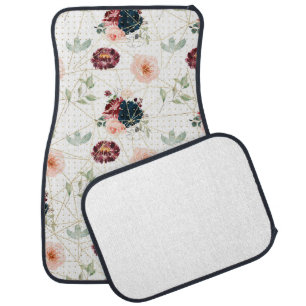 Yellow Orange And Rockland Car Floor Mat