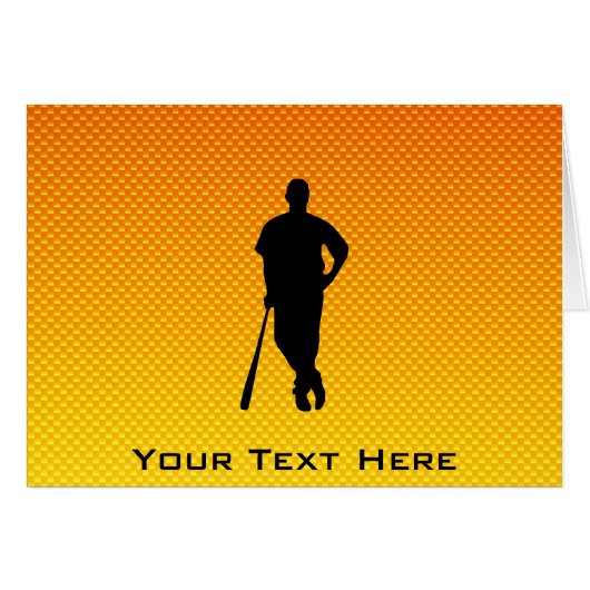 Yellow Orange Baseball (Front Horizontal)