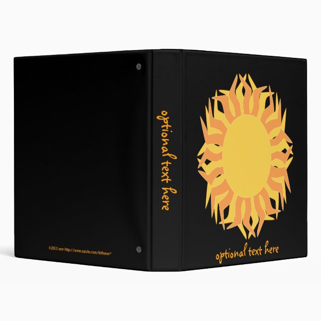 Yellow, Orange, Black binder (Background)