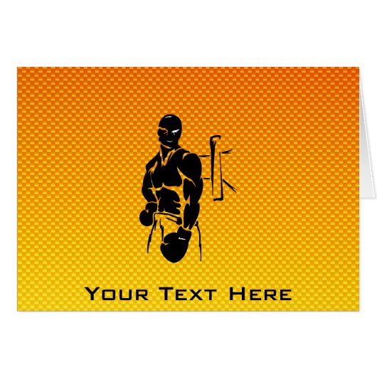 Yellow Orange Boxing (Front Horizontal)