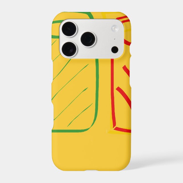 Yellow Orange Case-Mate iPhone Case (Back)