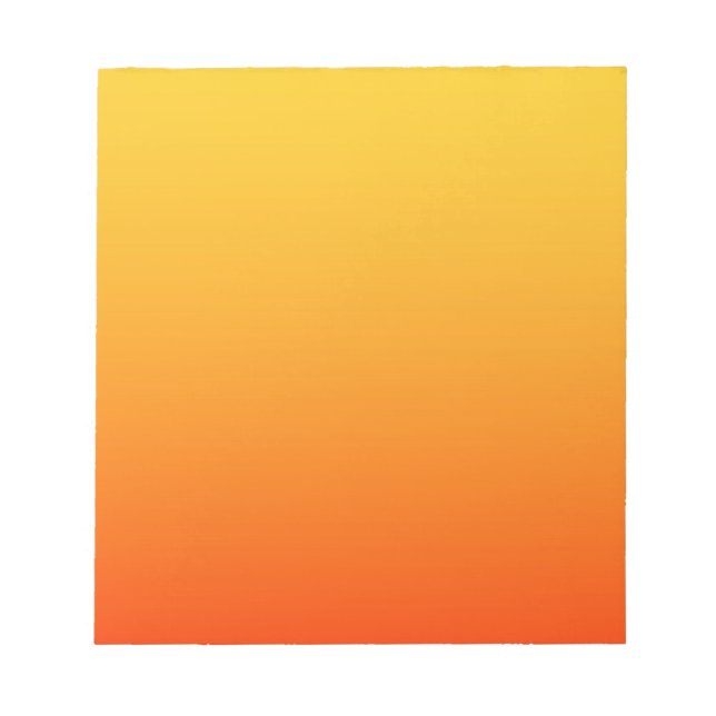 Yellow Orange Color Notepad (Front)