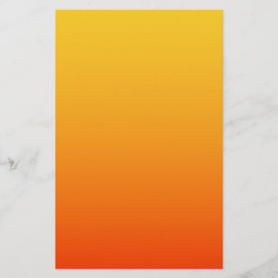 Yellow Orange Color Stationery