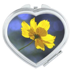 Yellow Orange Coreopsis Compact Mirror