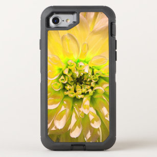 Yellow Orange Dhalia Flower Otter Box OtterBox Defender iPhone SE/8/7 Case