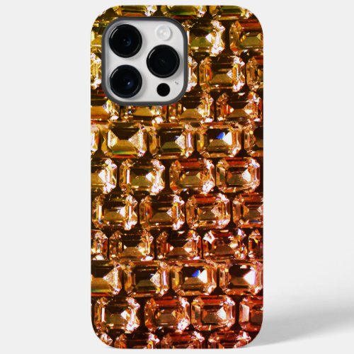 Yellow orange diamonds yellow orange gemstone   Case_Mate iPhone 14 pro max case