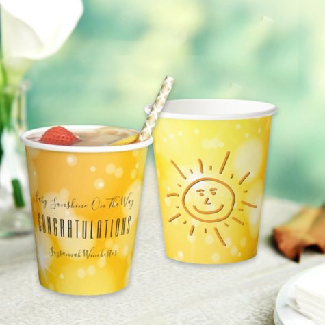 Yellow Orange Gender Neutral Template Baby Shower