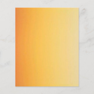 YELLOW ORANGE GRADIENT BACKGROUND TEMPLATE CUSTOMI FLYER
