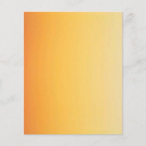 YELLOW ORANGE GRADIENT BACKGROUND TEMPLATE CUSTOMI FLYER