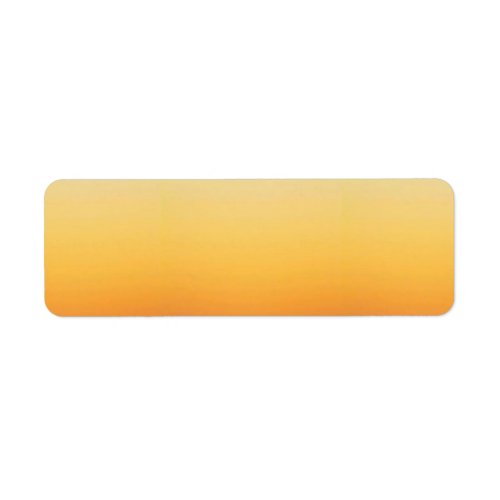 YELLOW ORANGE GRADIENT BACKGROUND TEMPLATE CUSTOMI LABEL