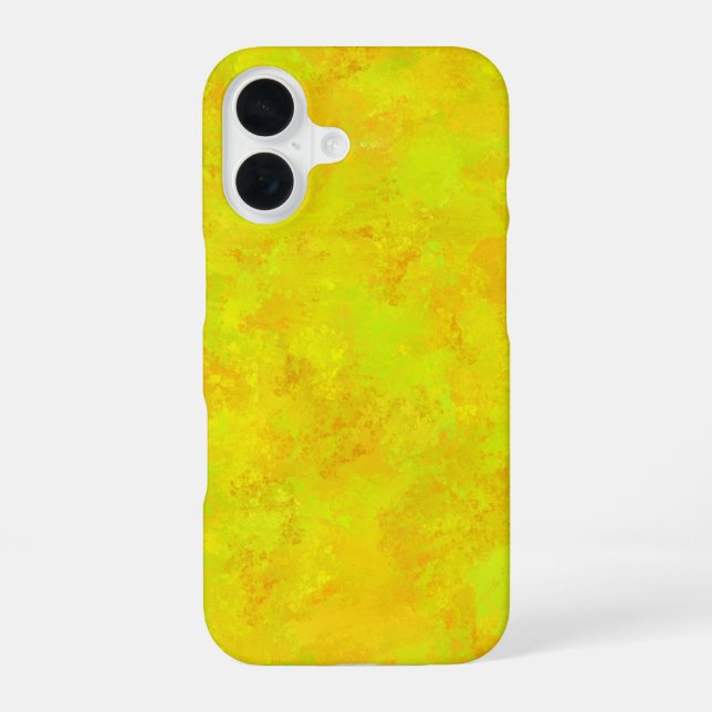 Yellow Orange Green Abstract Pattern Iphone Case (Back)