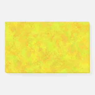 Yellow Orange Green Abstract Pattern Post-it Notes